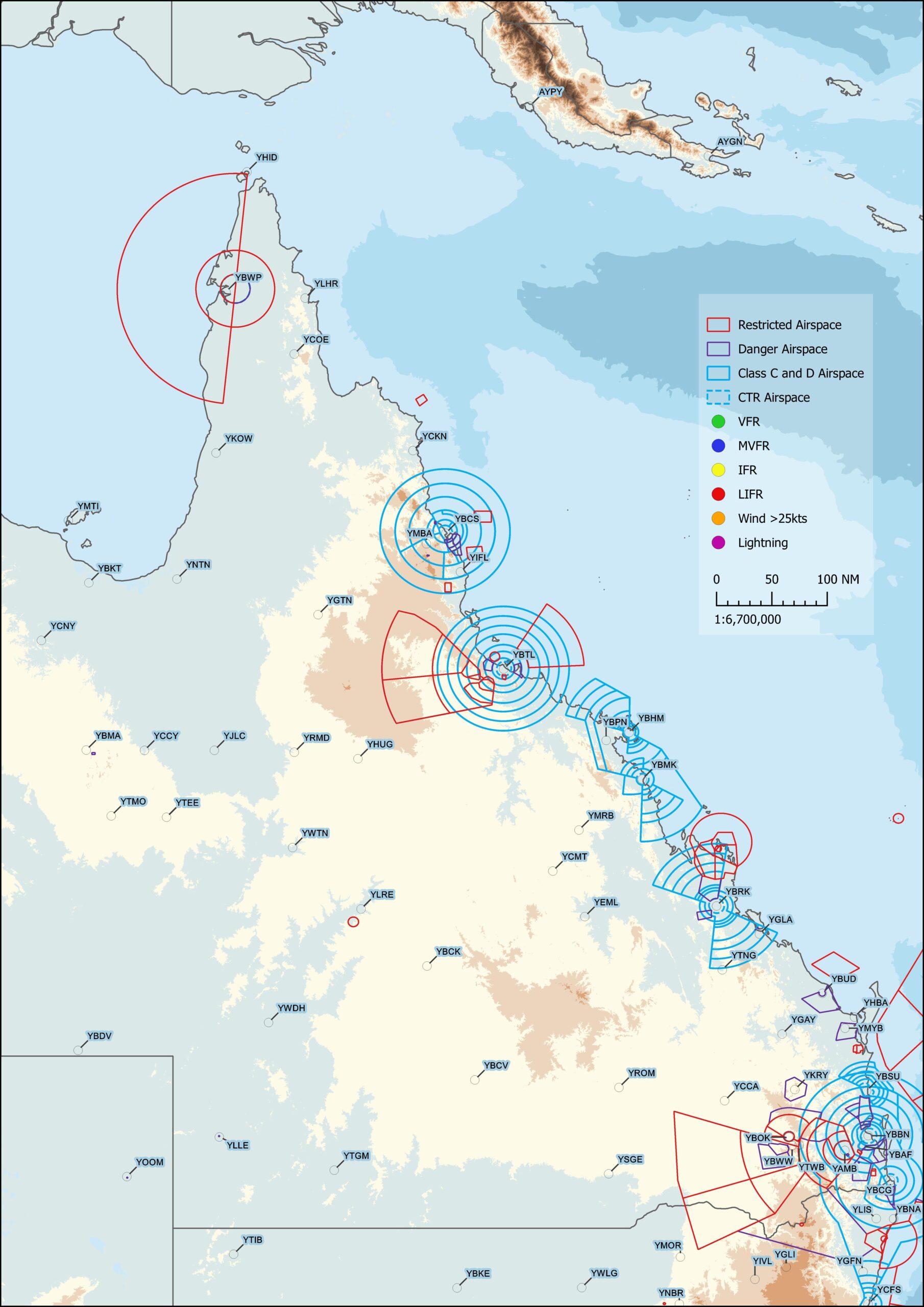 Mini Queensland METAR Map - Image 4